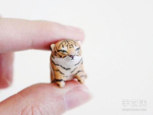 Animal-shaped mini clay dolls, super small and cute clay doll works