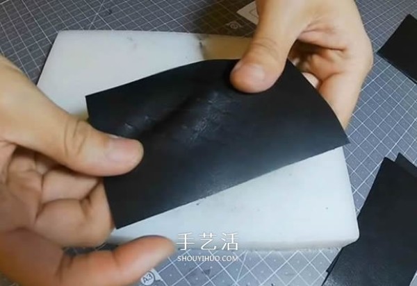 How to make a homemade leather woven card holder, fashionable mens style! 