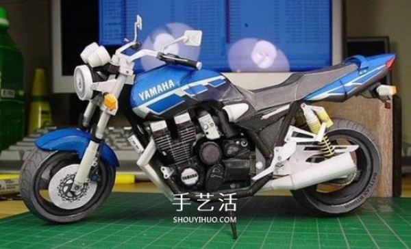 YAMAHA XJR1300 Classic Motorcycle Paper Model Award