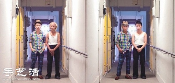 Creative and interesting photography ideas for relatives to change their clothes