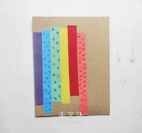 How to make a beautiful and inspirational rainbow greeting card after seeing a rainbow