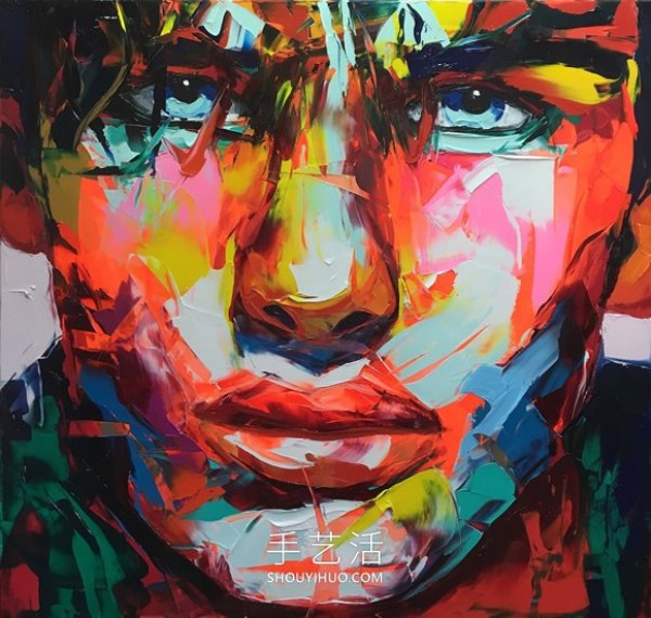 Vivid colors and textures! Appreciation of palette knife portrait paintings