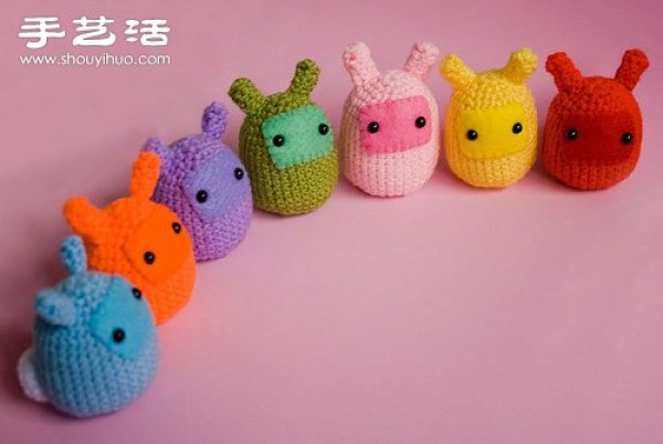 Super cute knitted small animal dolls