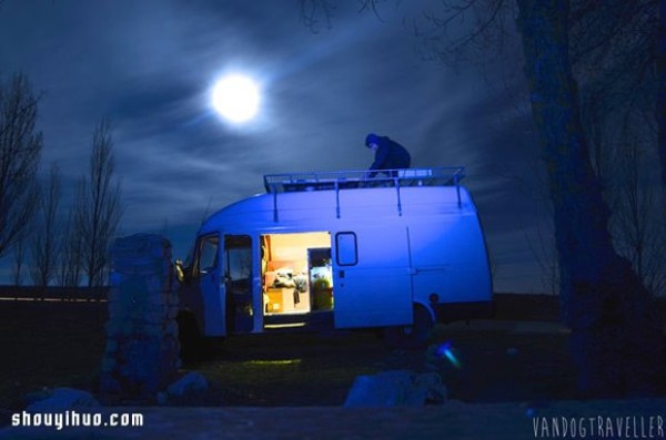 An old LDV van was converted into a campervan and traveled around the world in 5 months