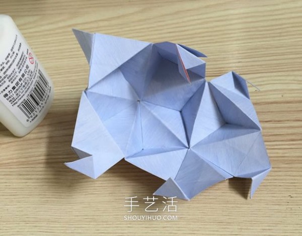 Sharing the steps of beautiful flower ball origami tutorial with illustrations