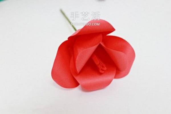 How to make super-beautiful tulip flowers by hand-kneading paper