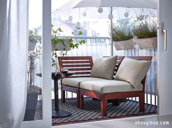 8 Simple and Practical Ways to Decorate and Decorate a Literary and Fresh Small Balcony