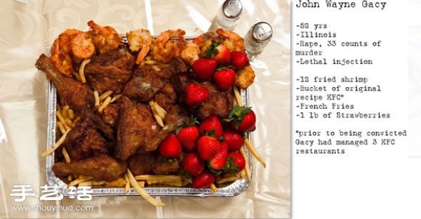 What would you eat if it were you? The last meal of death row inmates