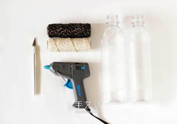 Tutorial on making small fresh toothpick holders from mineral water bottles