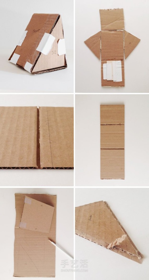 15 cardboard creative handicrafts and illustrations to help you learn to do them! 