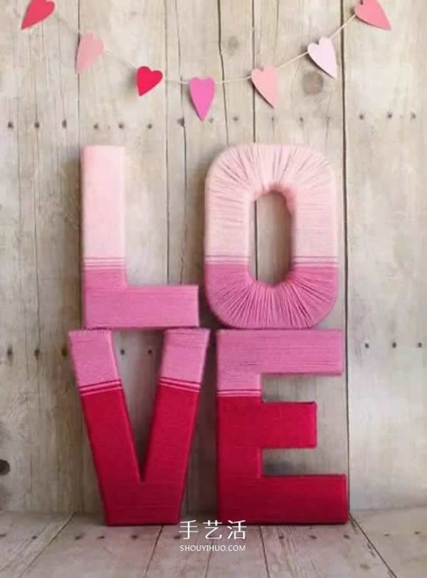 Too many creative DIY productions of letter decorations, save them for later use! 