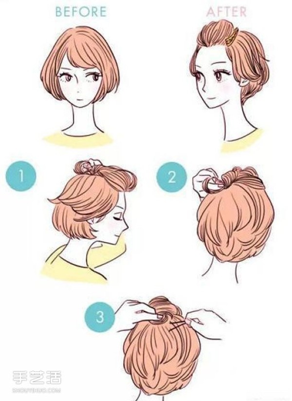 9 easy ways to tie your hair, learn an illustrated tutorial on how to tie your hair