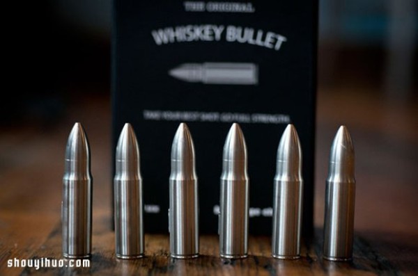 Whiskey Bullet bullet-shaped cooling appliance design