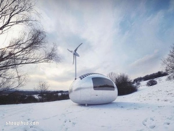 Egg-shaped house Ecocapsule uses entirely renewable energy! 