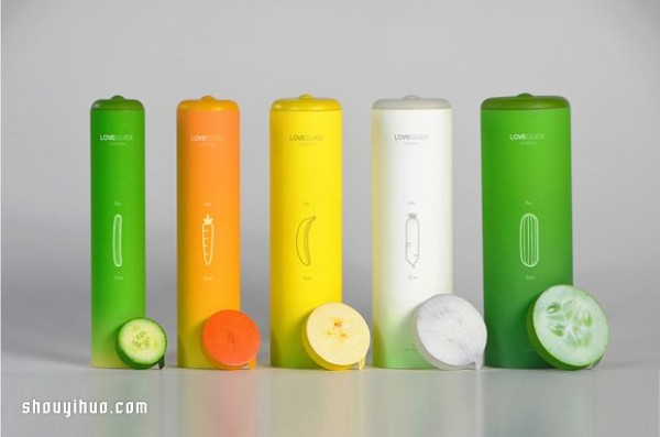 With different fruits and vegetables representing sizes, would you really choose a cucumber condom? 