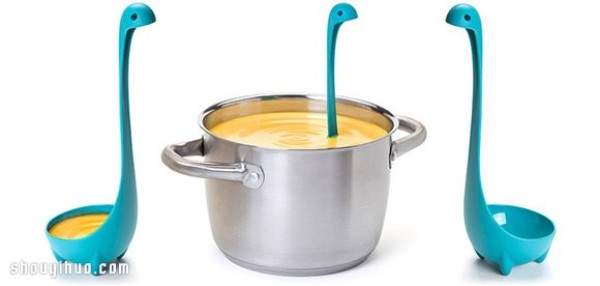 The cute Loch Ness Monster spoon that makes you melt in an instant! 