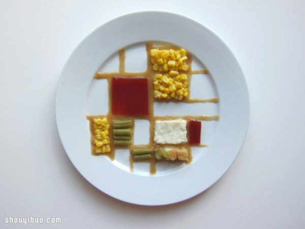 DIY artistic food presentation based on the painting style of a well-known artist