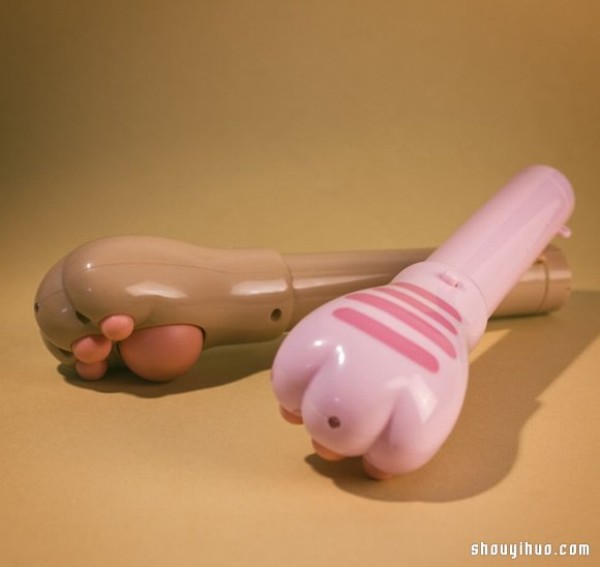 Super cute cat meat ball massager design! 