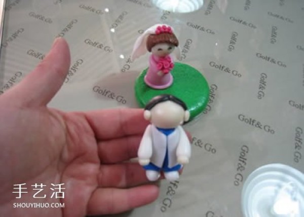 How to make soft clay wedding dolls, very beautiful wedding decorations