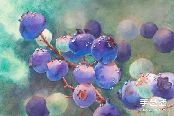 Picture appreciation of Delphine Poussots beautiful watercolor paintings