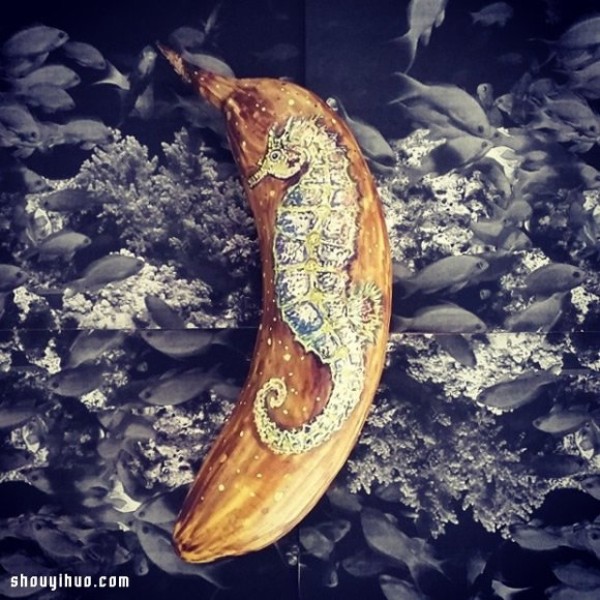 Stunning Banana Paintings by Elisa Roche