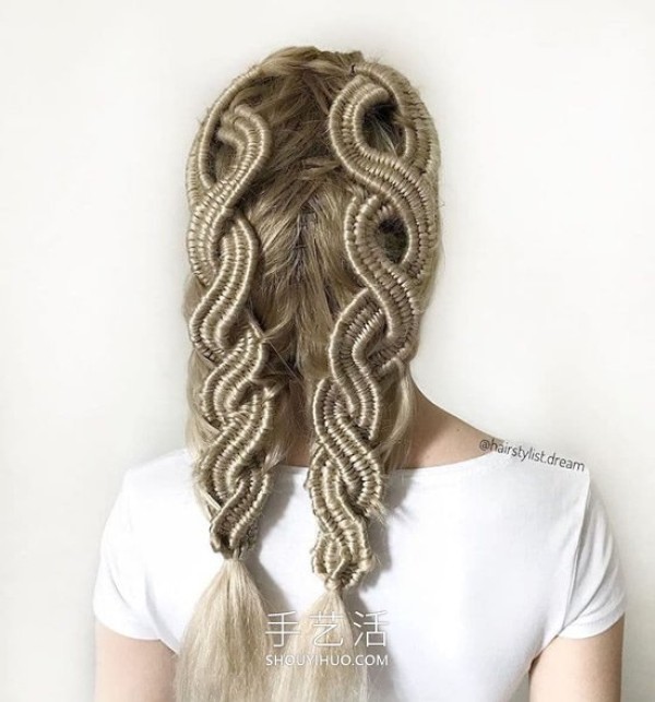 German Girls DIY Amazing Hairstyles Like Complex Crochet Patterns