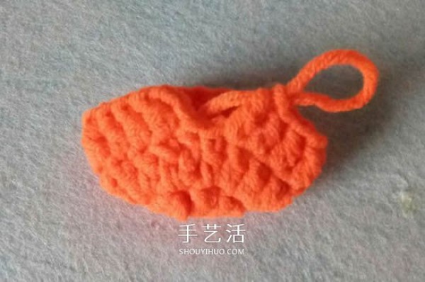 The knitting tutorial of color-blocked baby socks is suitable for babies of several months old