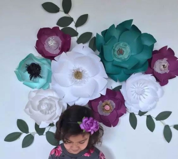 How to make handmade paper flowers with many beautiful paper flowers with complete illustrations