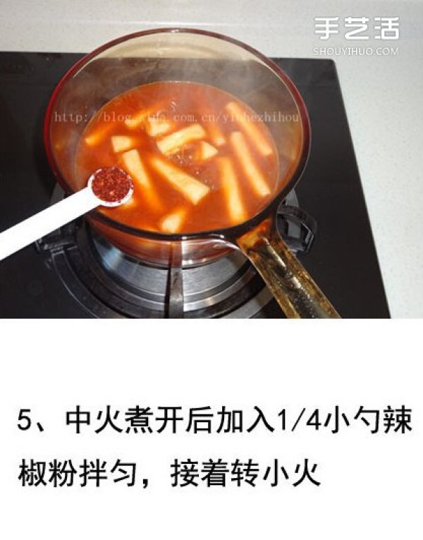 How to make Korean stir-fried rice cakes, how to make stir-fried rice cakes, here are pictures