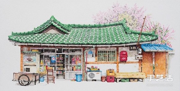 Human touch is not for sale! Twenty-year-old Ganzai shop paintings by Korean artists