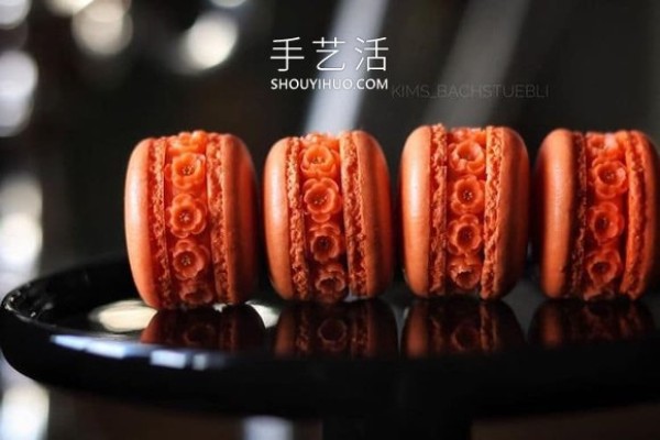 She transforms ordinary macarons into exquisite edible sculptures! 