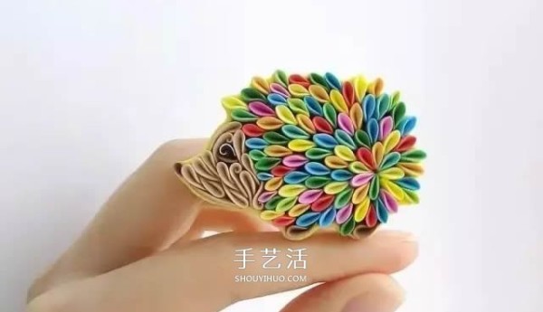 Like exquisite quilling paper! The charming soft clay animal works of the Russian girl