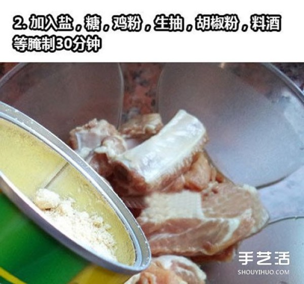 How to make homemade garlic spicy pork ribs, how to make garlic spicy pork ribs delicious