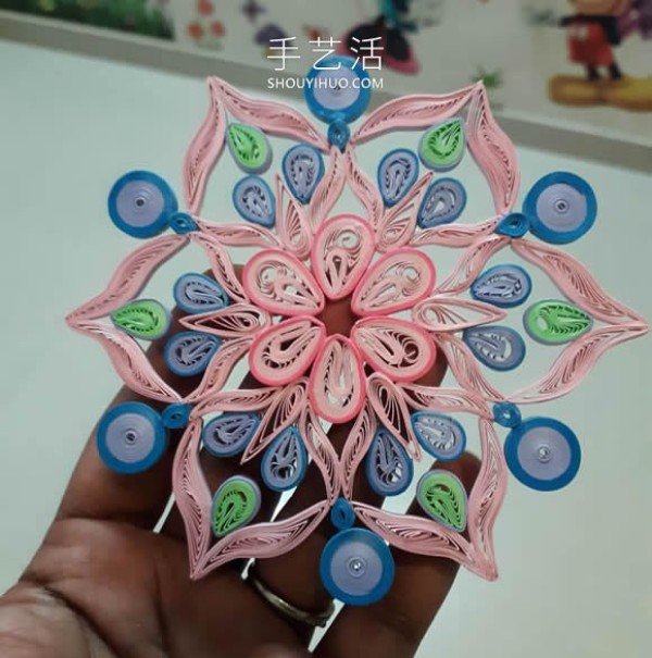 Symbolizes good luck and good luck! Tutorial on making paper mandala flowers