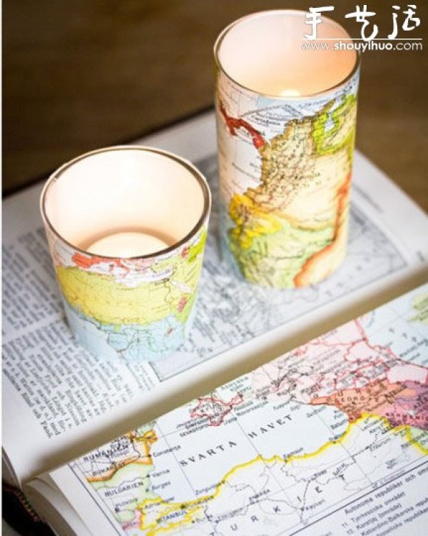 DIY creative candle holder, add a little romance to life