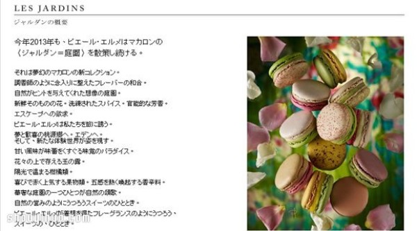 The perfect fusion of Japanese floral arrangements and French dessert macarons