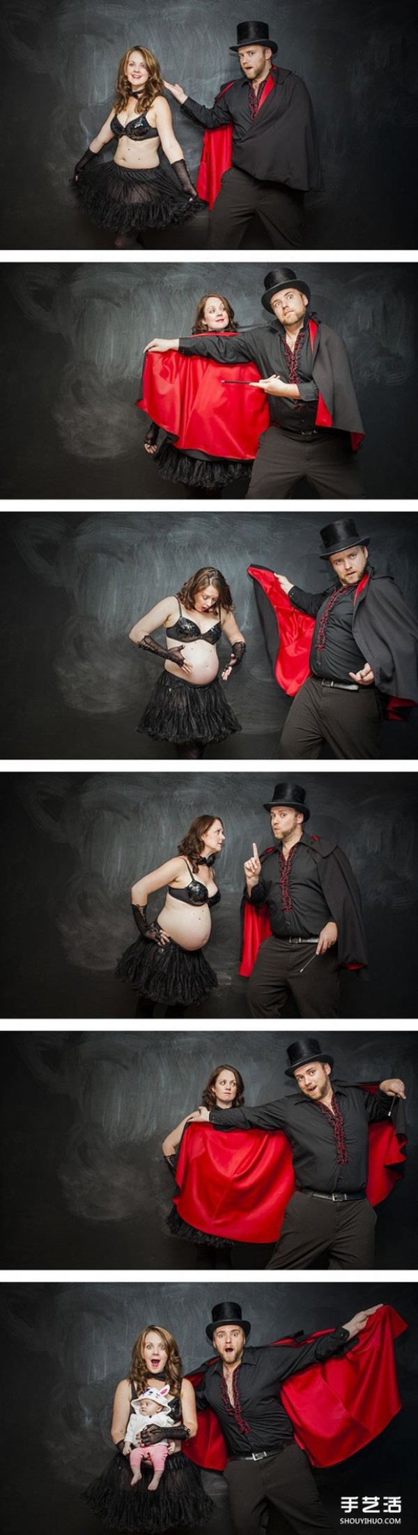 Photography that captures the warmest moments between pregnant mother and baby