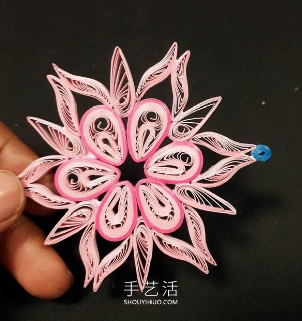 Symbolizes good luck and good luck! Tutorial on making paper mandala flowers