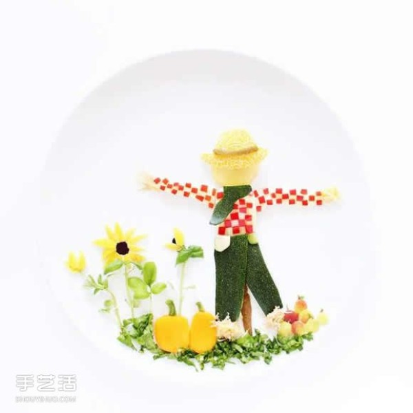 Art on the Plate uses vegetable and fruit kitchen waste to create a culinary canvas