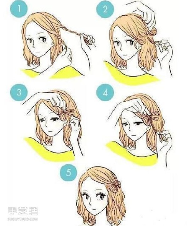 9 easy ways to tie your hair, learn an illustrated tutorial on how to tie your hair