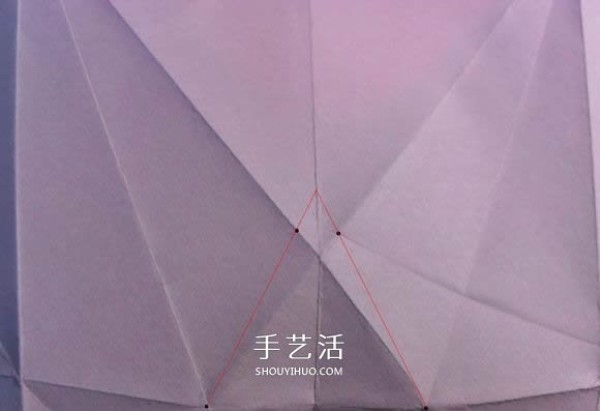 How to fold a 3D origami diamond into an oversized gift for your girlfriend