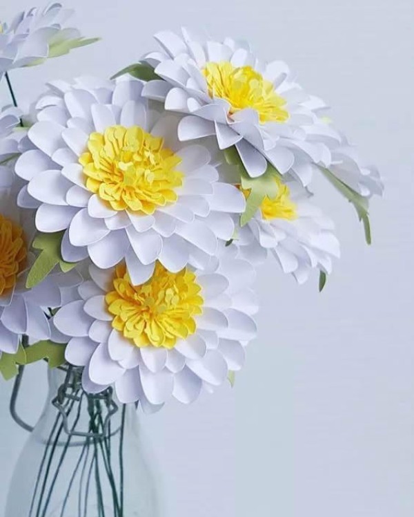 How to make handmade paper flowers with many beautiful paper flowers with complete illustrations