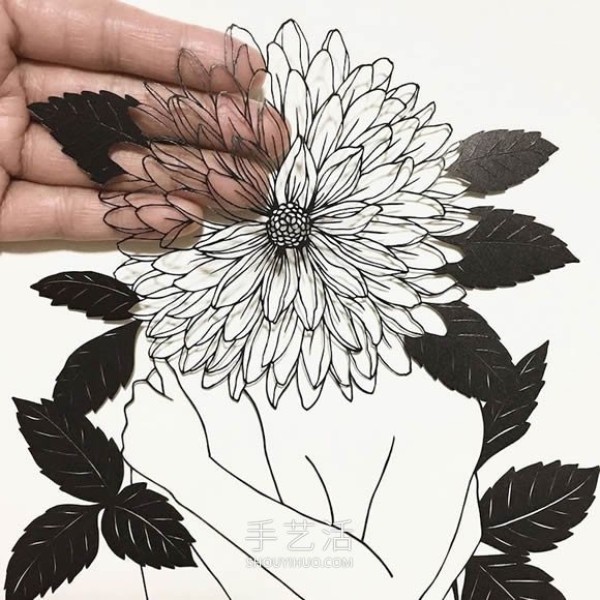 Intricate paper sculptures highlight the beauty in fragility! 