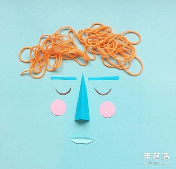 Do what you are good at, DIY creative portraits of food and cardboard