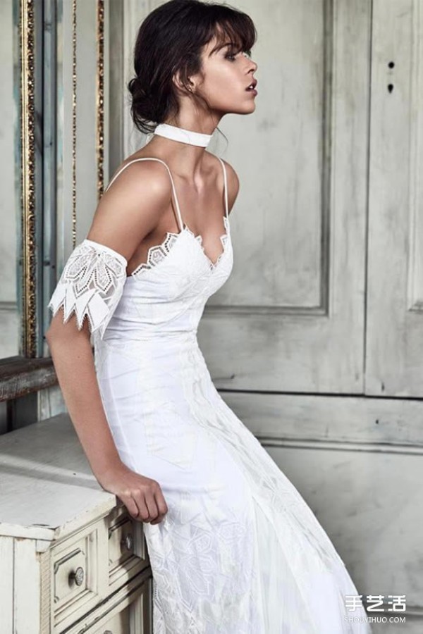 Niche wedding dress brand Grace Loves Lace white lace dress