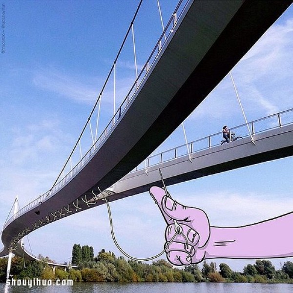 Simple hand-drawing makes a corner of life humorous and artistic