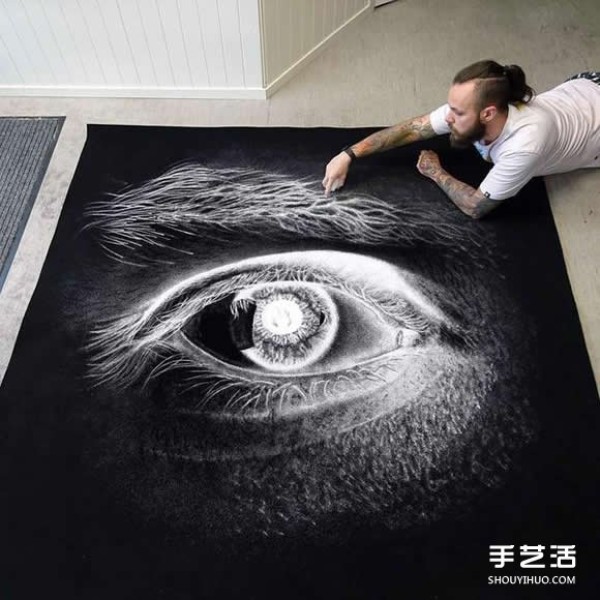 Realistic salt painting pictures, extraordinary paintings painted by spreading salt