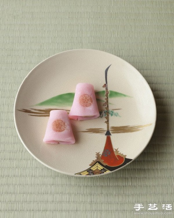 The tea ceremony artists exquisite tea cake decoration DIY