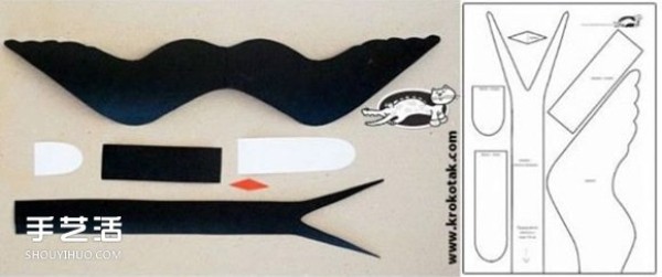 How to make handmade swallows, illustrated tutorials on handmade swallows