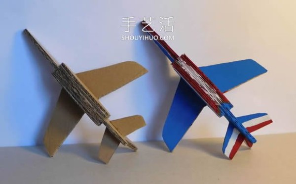 Video of how to make an Alpha Jet from cardboard